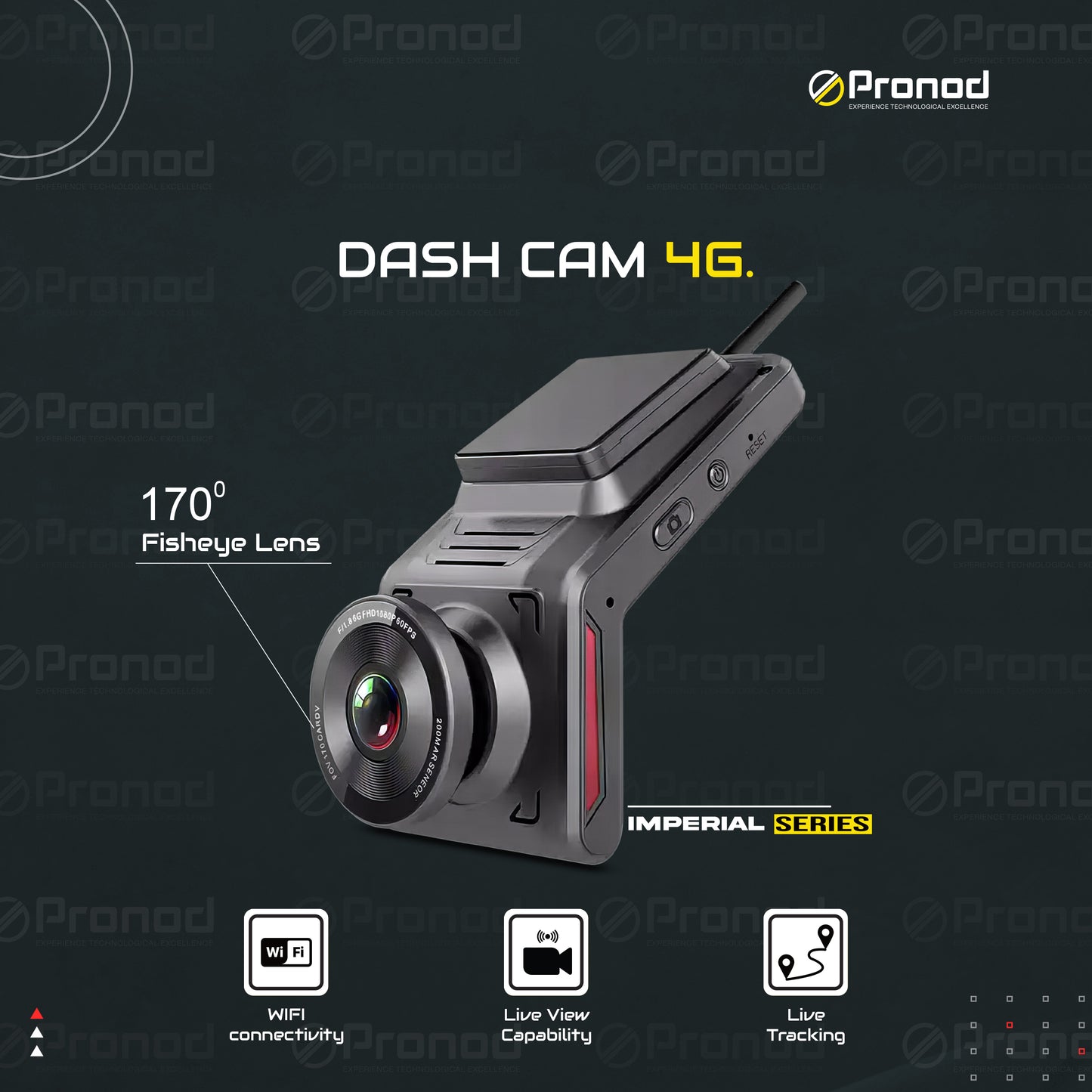 Pronod 3" 4G Dash Cam - Imperial Series