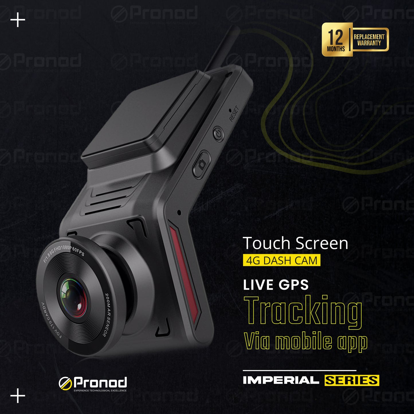 Pronod 3" 4G Dash Cam - Imperial Series