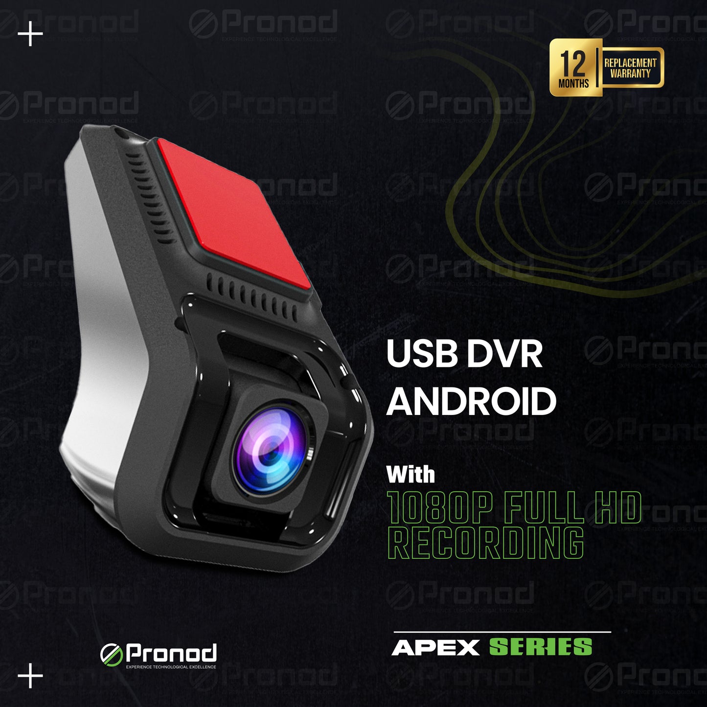 Pronod USB Dash Cam - Apex Series