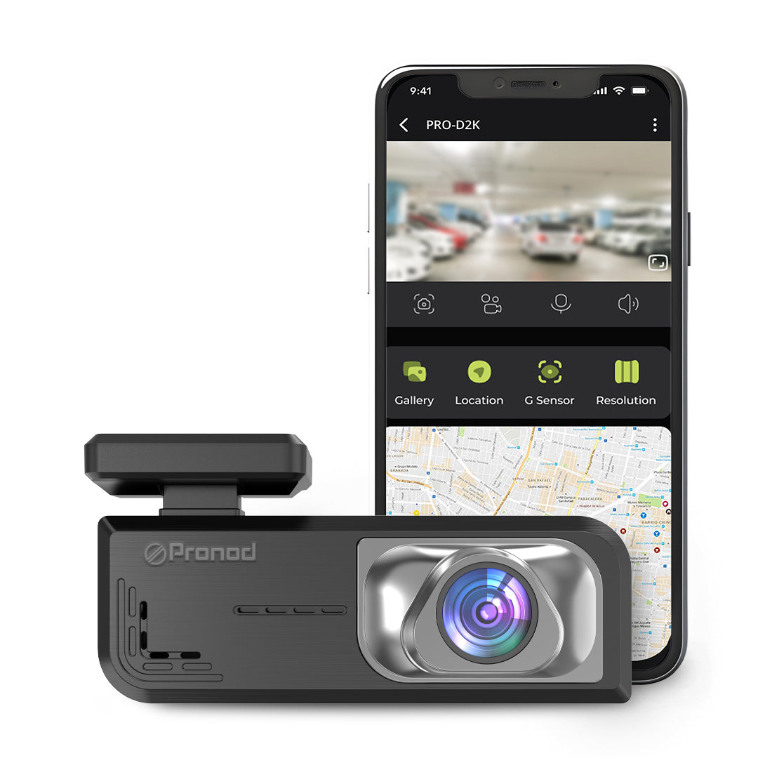 WiFi Dash Camera 2K Front & 1K Rear | Super Night Vision | WiFi Control | 512GB SD Card Support | Free Hard Wire Kit | with Screen | Free Easy DIY Satup