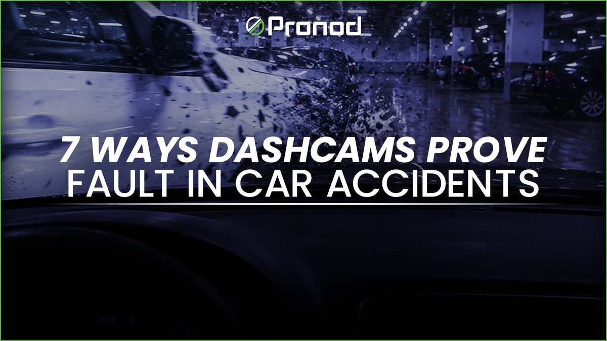 Dashcams Prove Fault in Car Accidents