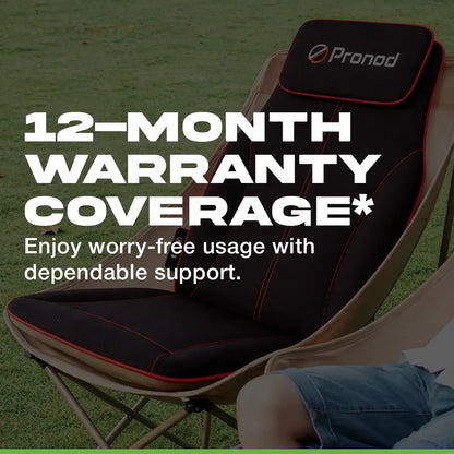 Pronod Portable Ergonomic Massage Office Chair Cushion for Car & Seat, Lumbar Support, Breathable Fabric, Adjustable Recline, Built-in Massage for Back, Neck & Waist – Home, Office & Car Use