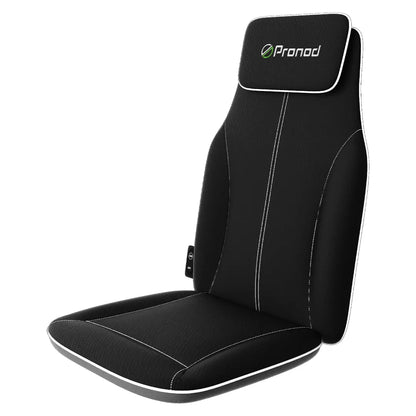 Pronod Portable Ergonomic Massage Office Chair Cushion for Car & Seat, Lumbar Support, Breathable Fabric, Adjustable Recline, Built-in Massage for Back, Neck & Waist – Home, Office & Car Use