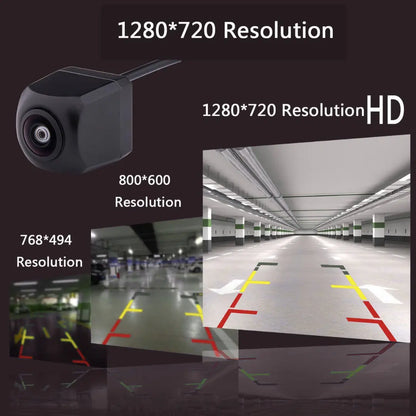 PRONOD AI Reverse Car Camera 720P AHD with BSD Detection, Rear View Backup Camera, Parking Assist with Buzzer Warning, Night Vision & Waterproof Reversing Camera