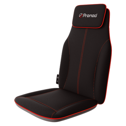 Pronod Portable Ergonomic Massage Office Chair Cushion for Car & Seat, Lumbar Support, Breathable Fabric, Adjustable Recline, Built-in Massage for Back, Neck & Waist – Home, Office & Car Use
