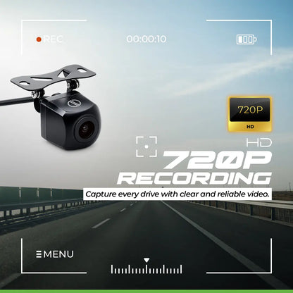 PRONOD AI Reverse Car Camera 720P AHD with BSD Detection, Rear View Backup Camera, Parking Assist with Buzzer Warning, Night Vision & Waterproof Reversing Camera