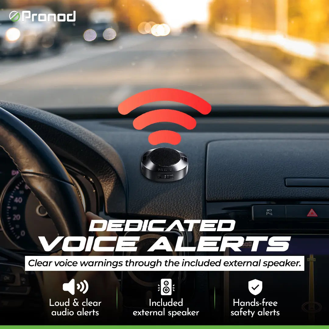 PRONOD AI Reverse Car Camera 720P AHD with BSD Detection, Rear View Backup Camera, Parking Assist with Buzzer Warning, Night Vision & Waterproof Reversing Camera