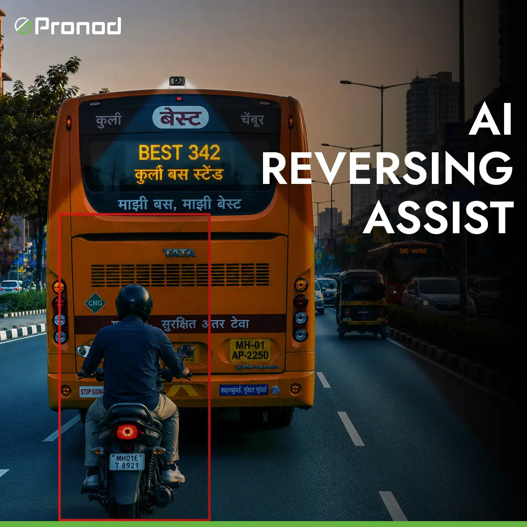 PRONOD BSD-4L 4 Channel Bus DVR Camera System with 7 Inch IPS Display, 4×1080P Cameras, 40M Cable, Starlight Night Vision, IP68 Waterproof Cameras, 128GB SD Card Support, Wide Angle, IR Remote