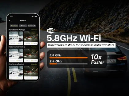 PRONOD 6K Triple Dash Cam for Car Front and Rear | Dashcam for Car with Mic | AI Voice Control, ADAS, 2.45" Display, Sony Starvis 2 Sensor, GPS Tracking, WiFi App, 24H Parking Mode, Supports 512GB