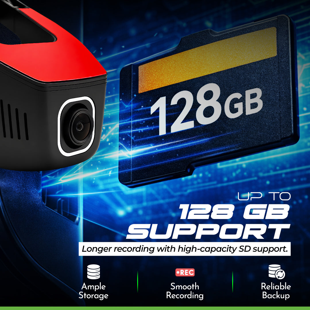 PRONOD WiFi Hidden Dashcam for Cars | 2K Front & 1K Rear Dual Camera | Night Vision | 24H Parking Mode | G-Sensor | Loop Recording | App Control