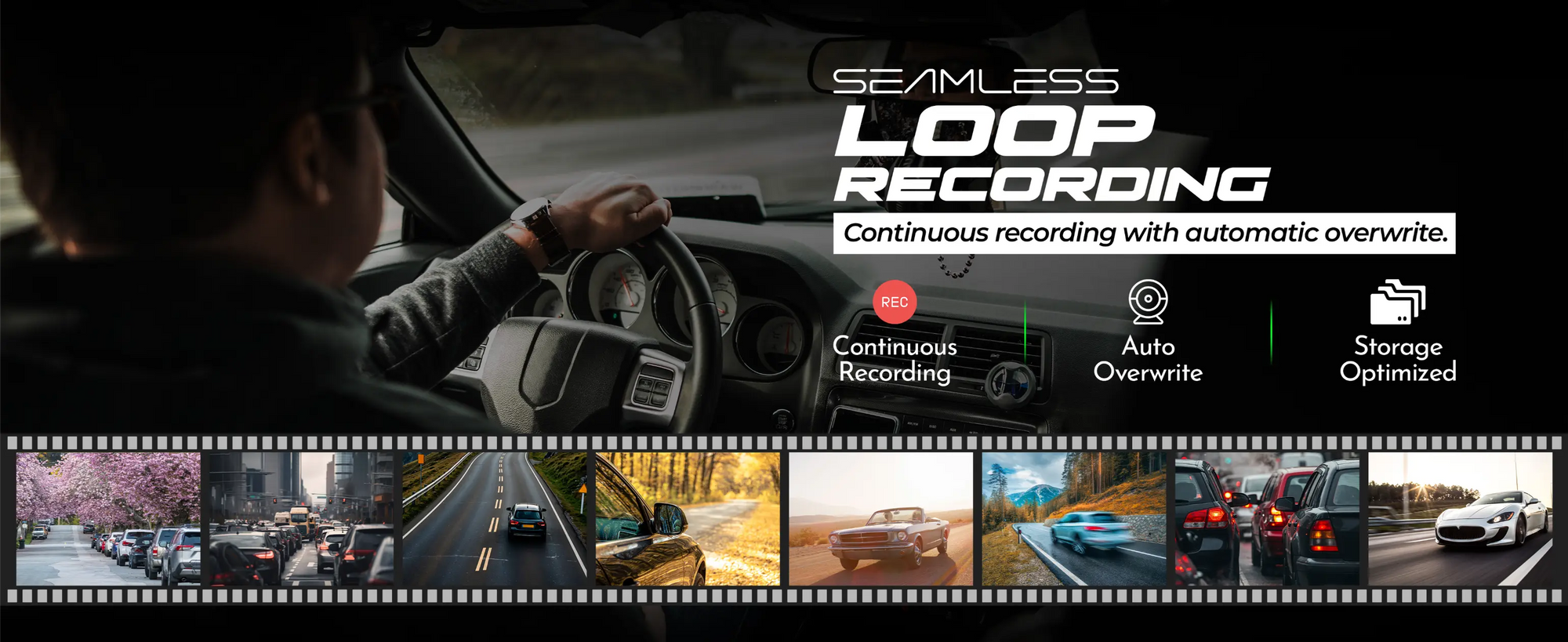 PRONOD 6K Triple Dash Cam for Car Front and Rear | Dashcam for Car with Mic | AI Voice Control, ADAS, 2.45" Display, Sony Starvis 2 Sensor, GPS Tracking, WiFi App, 24H Parking Mode, Supports 512GB