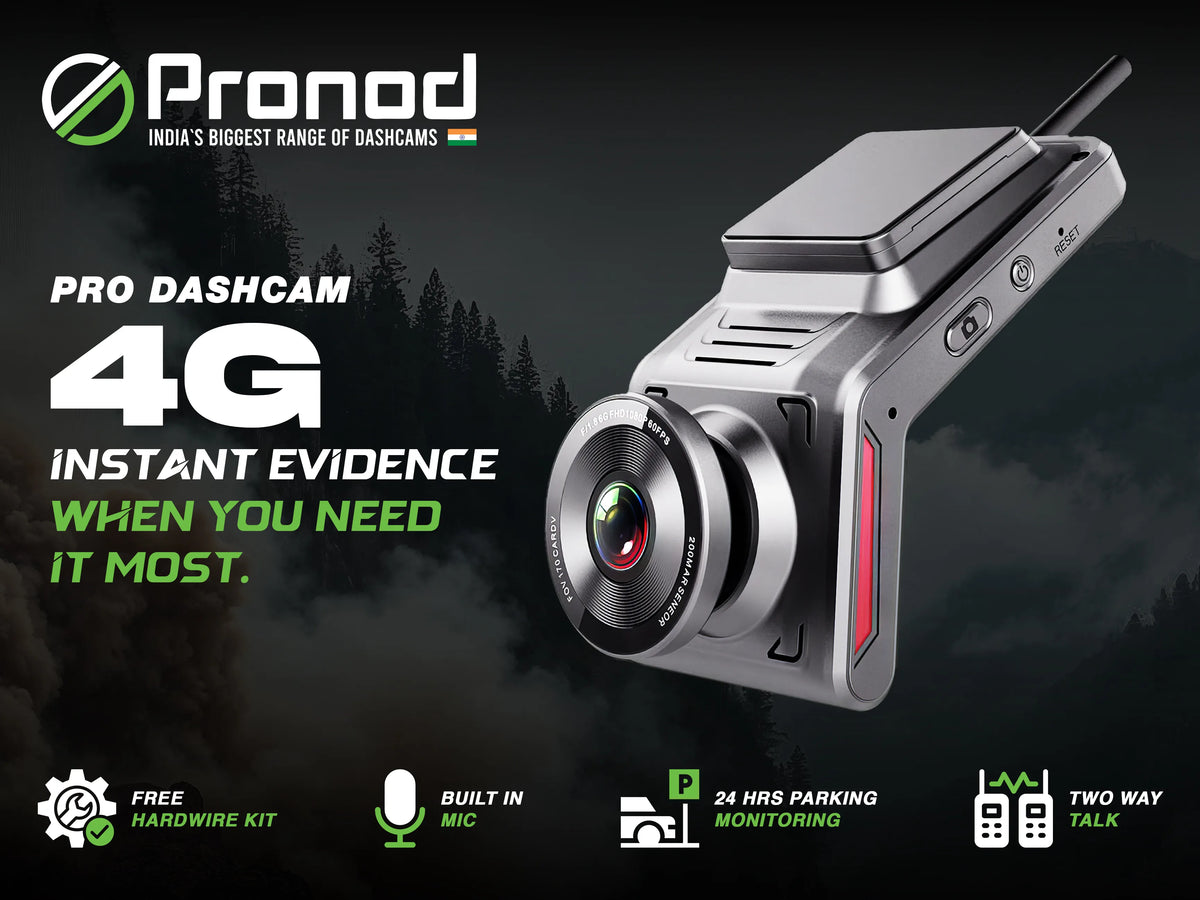 Pronod 3" 4G Dash Cam - Imperial Series