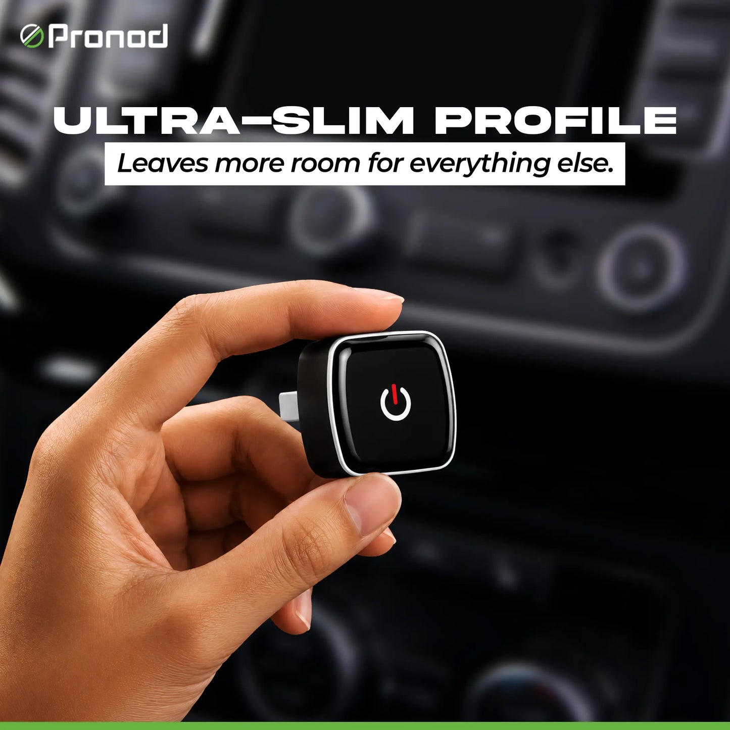 PRONOD Wireless CarPlay & Android Auto Adapter | Convert Factory Wired CarPlay to Wireless | Fast Bluetooth & 5GHz WiFi | Auto Reconnect | USB & Type-C | Plug & Play | Compatible with iPhone iOS