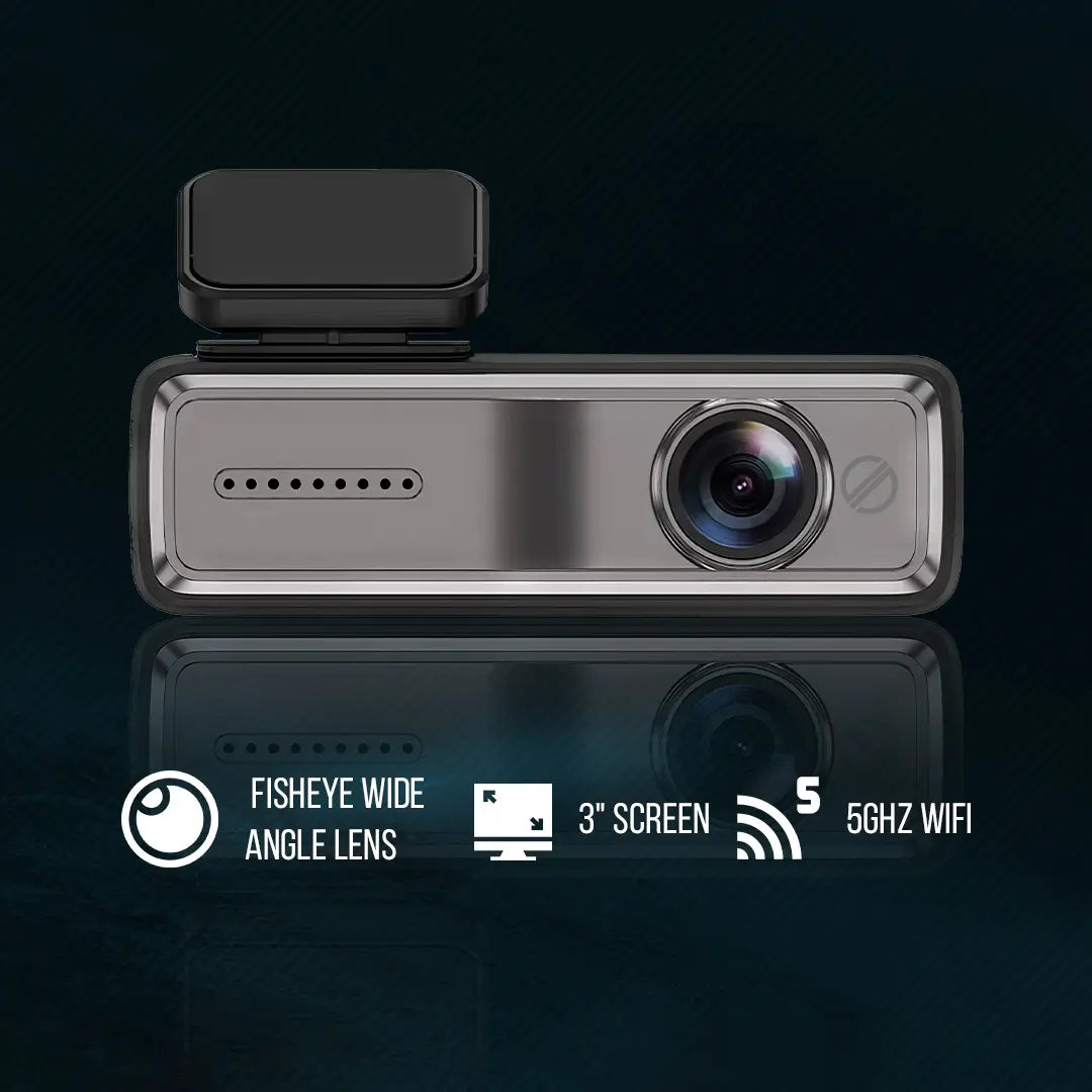 PRONOD 2K Dash Cam for Car | Dashcam for Car with Mic- Full HD Resolution, Night Vision, WiFi App Control, G-Sensor, 24H Parking Mode, Loop Recording,- Supports 128GB, Free Hardware Kit