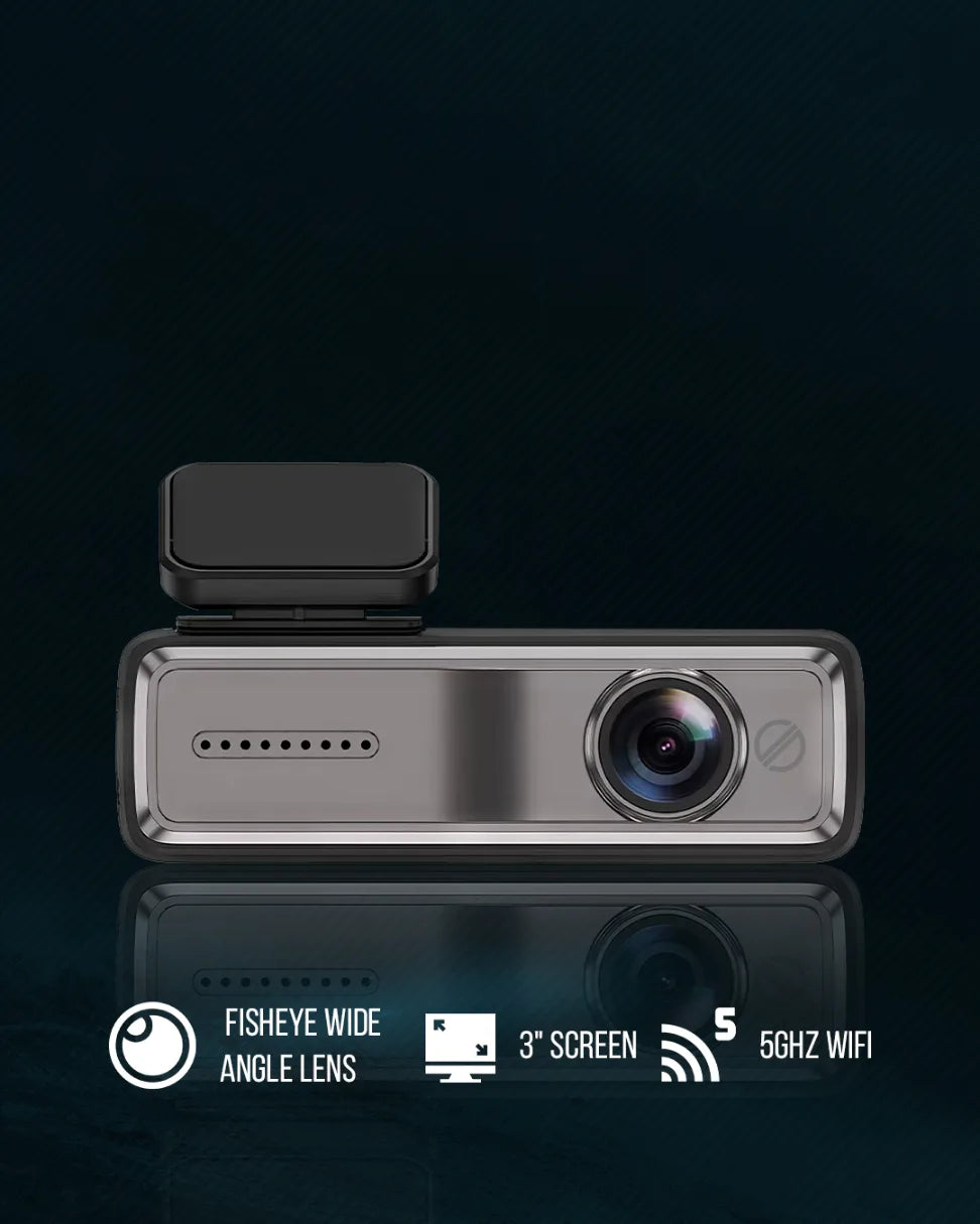 PRONOD 2K Dash Cam for Car | Dashcam for Car with Mic- Full HD Resolution, Night Vision, WiFi App Control, G-Sensor, 24H Parking Mode, Loop Recording,- Supports 128GB, Free Hardware Kit