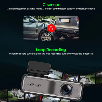 PRONOD 2K Dash Cam for Car | Dashcam for Car with Mic- Full HD Resolution, Night Vision, WiFi App Control, G-Sensor, 24H Parking Mode, Loop Recording,- Supports 128GB, Free Hardware Kit